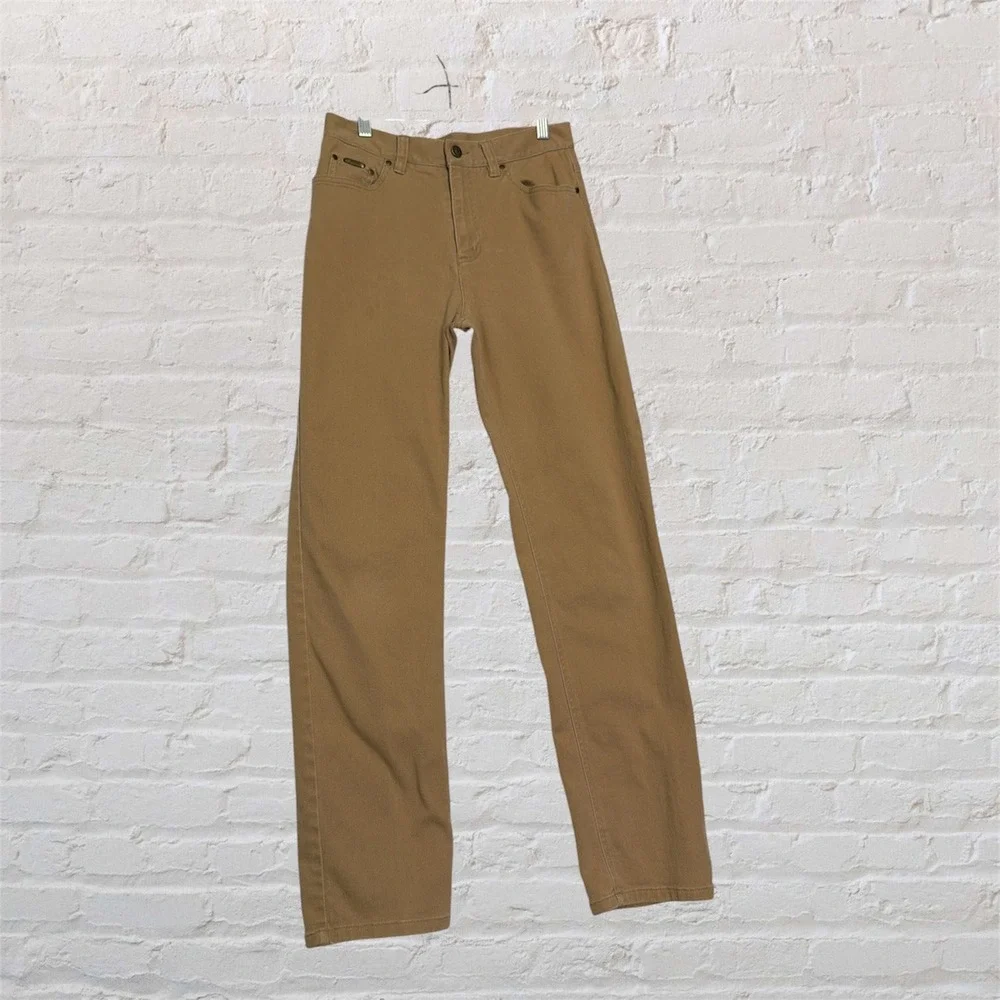 Lauren Ralph Lauren Tan Khaki Straight Leg High Rise Pants Size 4